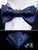 Blue Paisley Matching Bowtie Set (3pc) - Modern Mister-Men's Bowtie, Pocket Square, Cufflink Set-Blue-Cufflinks-Men's Bowtie