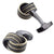 Twisted Metal Braid Cufflinks - Modern Mister