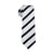 White with Black Stripes Tie Complete Set - Modern Mister