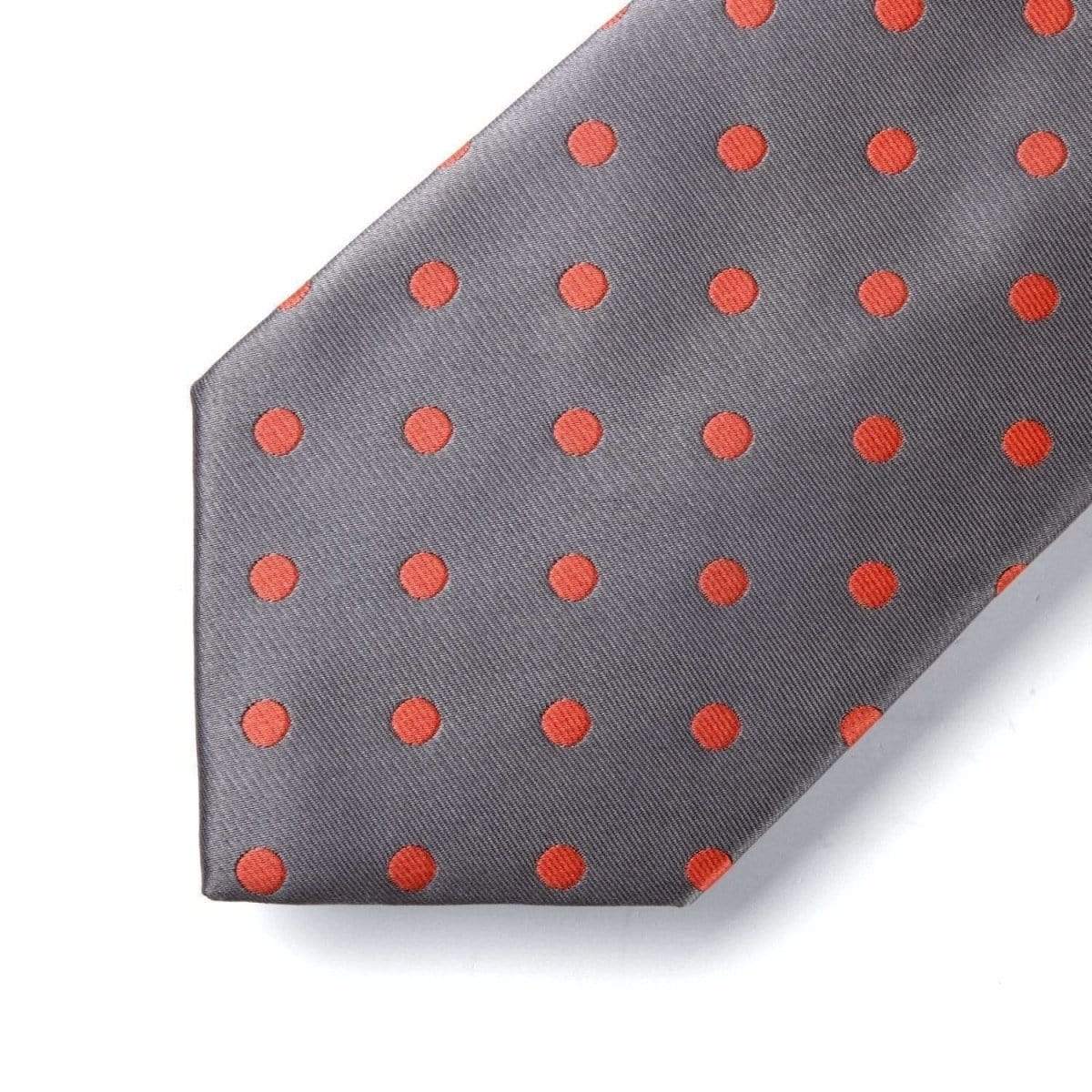 Men's Patterned Tie, Garnet spot Colour: Garnet spot