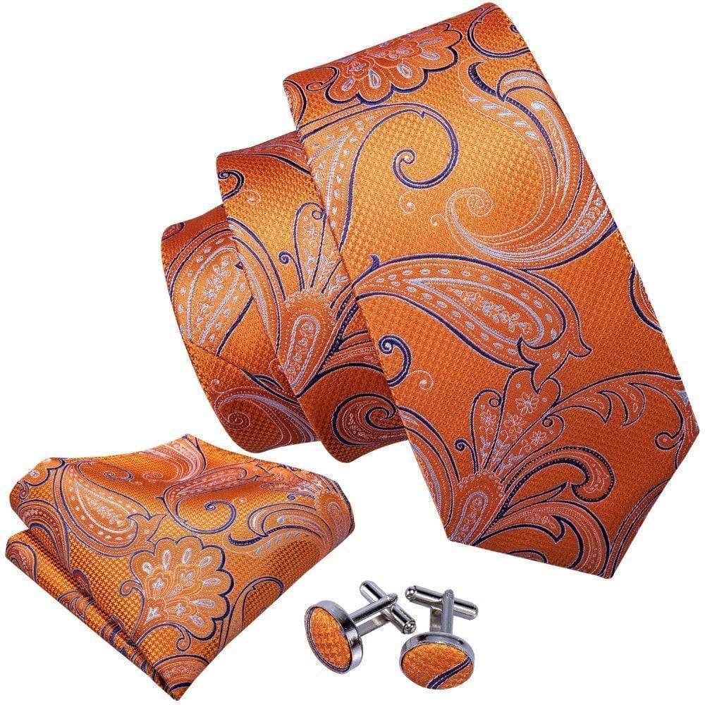 『TEN PAISLEY S/S ORANGE S』 BurntOrangePaisley-