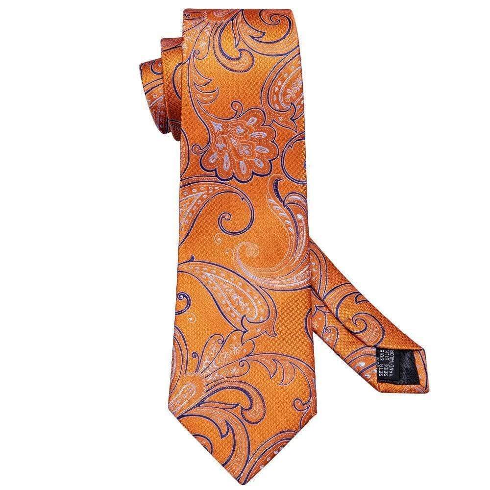 『TEN PAISLEY S/S ORANGE S』 BurntOrangePaisley-